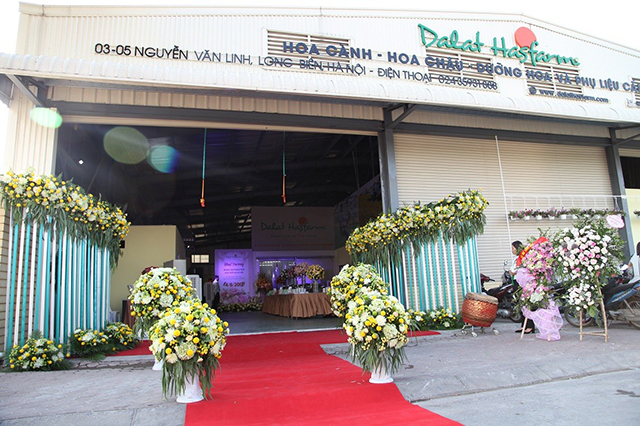 Dalat Hasfarm Khai Trương Trung Tâm Phân Phối Hoa Tươi Tại Long Biên, Hà Nội